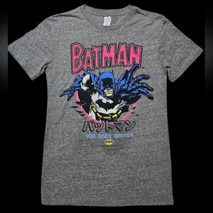 Batman Tee Size S Small The Dark Knight Top T-shirt Fitted Shirt Stretch